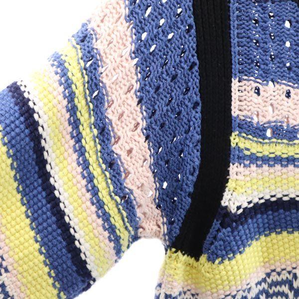 SEE BY CHLOE Дизайнерская вязка Длинный рукав Дизайнерский вязаный свитер Женский Б/у