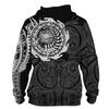 Маори Татуировка 3D Печать Черный Толстовка Мода Мужчины/Женщины Хип-Хоп Пуловер Толстовка