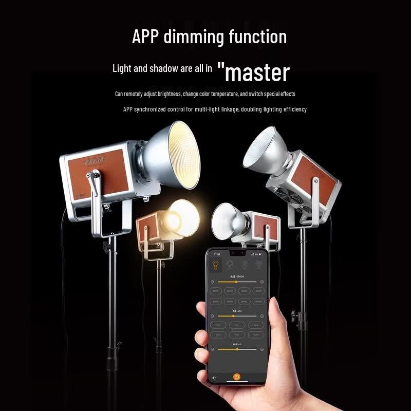 Miopho 800W 800BI-LIVE Dual Color Temperature Photography Fill Light