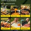 Professional barbecue Set Portable Travel Utensils Set of 10 Pieces Outdoor Kitchen Kitchenware for Backpack BBQ Camping Picnic