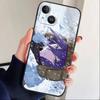 Чехол для телефона H-Reze C-Chainsaw Man для iPhone 16,15,14,13,12,17,Pro Max,Plus Силиконовый Черный Чехол