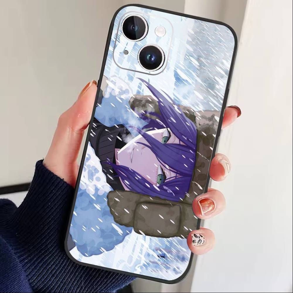 Чехол для телефона H-Reze C-Chainsaw Man для iPhone 16,15,14,13,12,17,Pro Max,Plus Силиконовый Черный Чехол