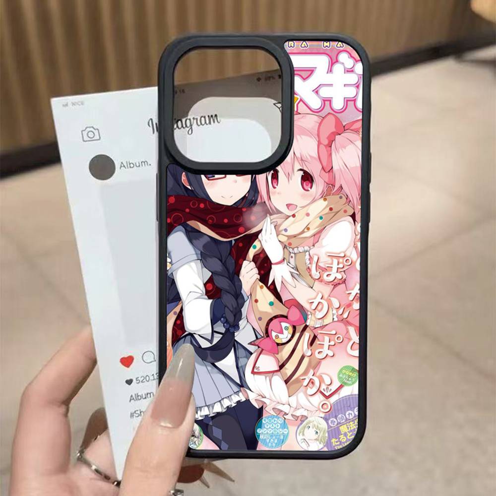 Популярная Аниме Девушка Для iphone 11 12 13 14 15 Pro Max 17 16 Plus Жесткая Задняя Крышка из PC+TPU