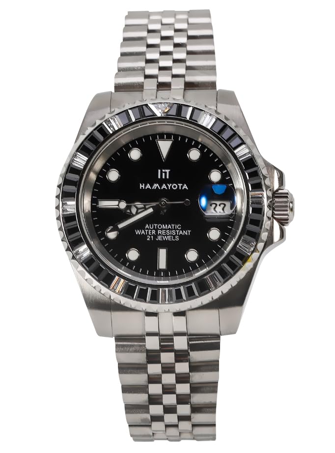 HAMAYOTA Submariner Мужские Автоматические Дайверские Часы Японский Механизм Сапфир