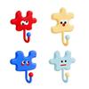 4Pcs Cartoon Wall Hooks Adhesive Waterproof Bathroom Hook Fun Puzzle Piece Hooks for Entrance Kids