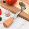 Машинка для картофеля из нержавеющей стали, деревянная длинная ручка, пищевой многофункциональный ручной инструмент для измельчения моркови и овощей, кухонные гаджеты