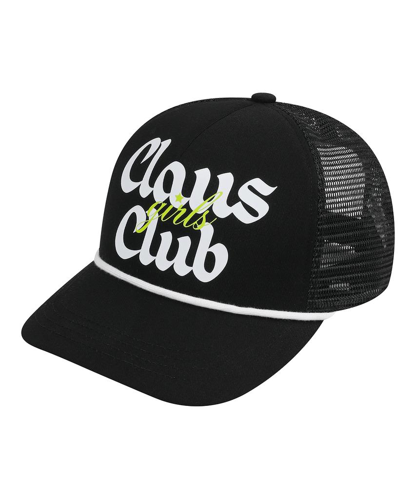 CLAUSLAB Кепка-сетка для девочек Claus Girls Club Черная