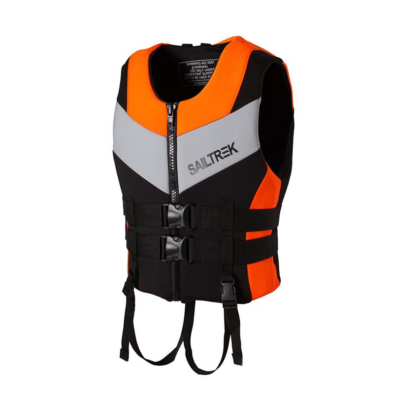 Water Sports Fishing Water Ski Vest Kayaking Boating Swimming Drifting Safety Vest Adults Life Jacket Neoprene Safety Life Vest