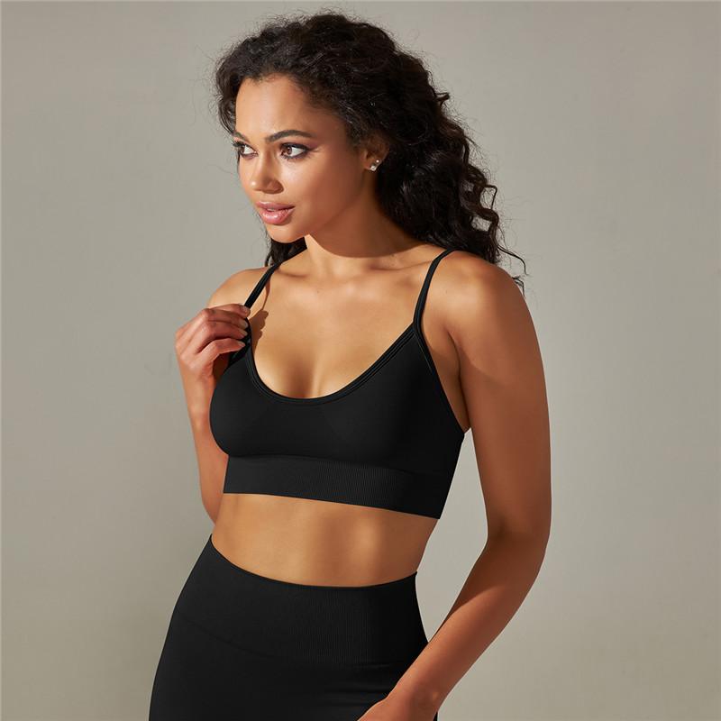 Nessaj Женский спортивный бюстгальтер для тренажерного зала и фитнеса, нижнее белье для йоги, спортивный топ с пуш-ап, жилет без рукавов для бега