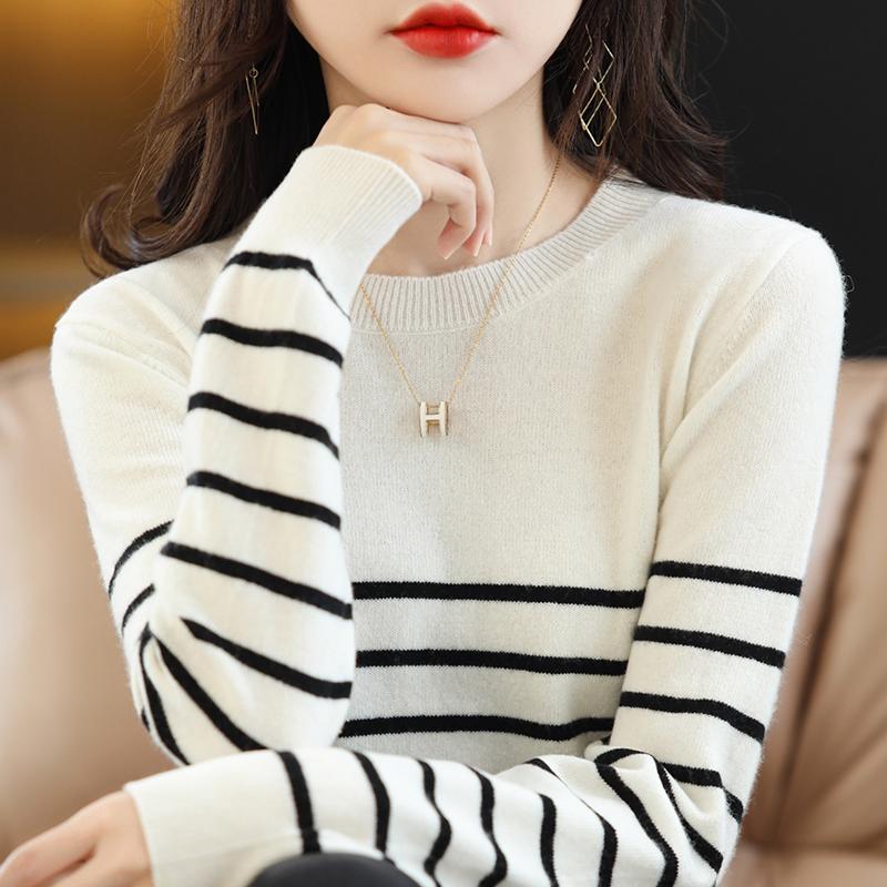 Женский кашемировый свитер Qinghe кашемир 30% кашемир 70% шерсть осенне-зимний кашемировый пуловер мягкий и теплый