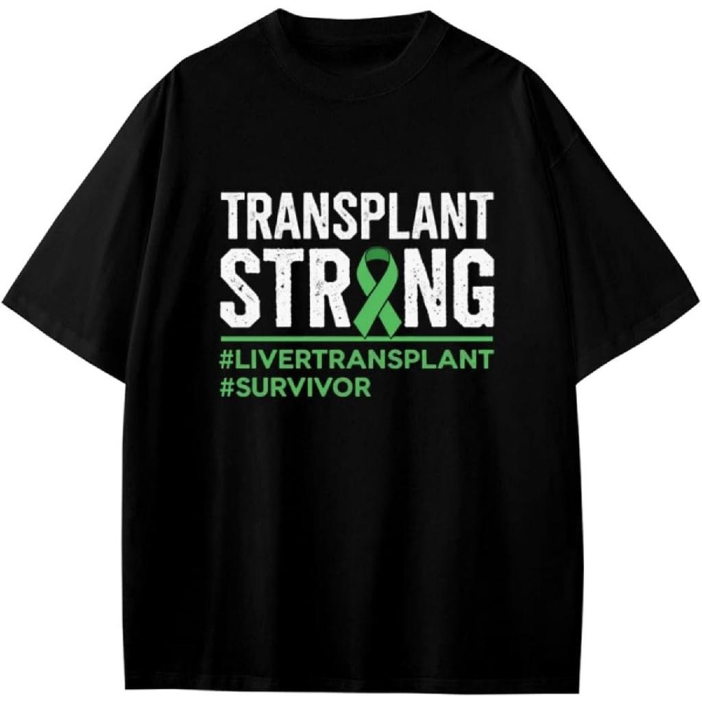 Liver Transplant Survivor Liver Donation Anime Gift Girls Boys Teens T-Shirt