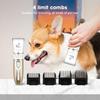 Обновленная версия Перезаряжаемые Беспроводные Наборы для Ухода за Домашними Животными Низкий Уровень Шума Электрические Машинки для Стрижки Собак Наборы для Собак и Кошек Домашних Животных
