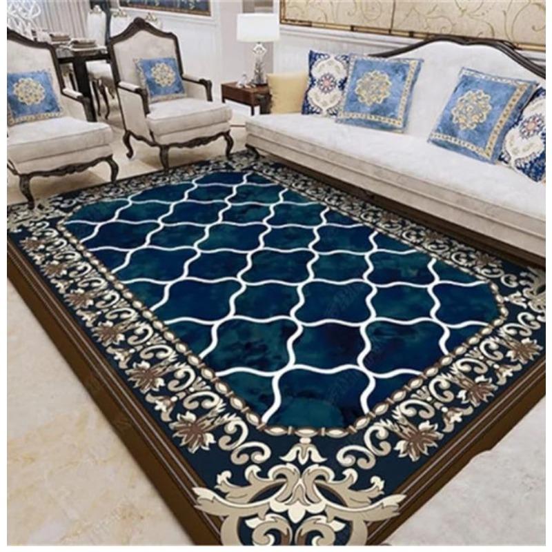 Modern Minimalist Geometric Living Room Carpet Home Bedroom Bedside Carpet Large-area Carpet Mat