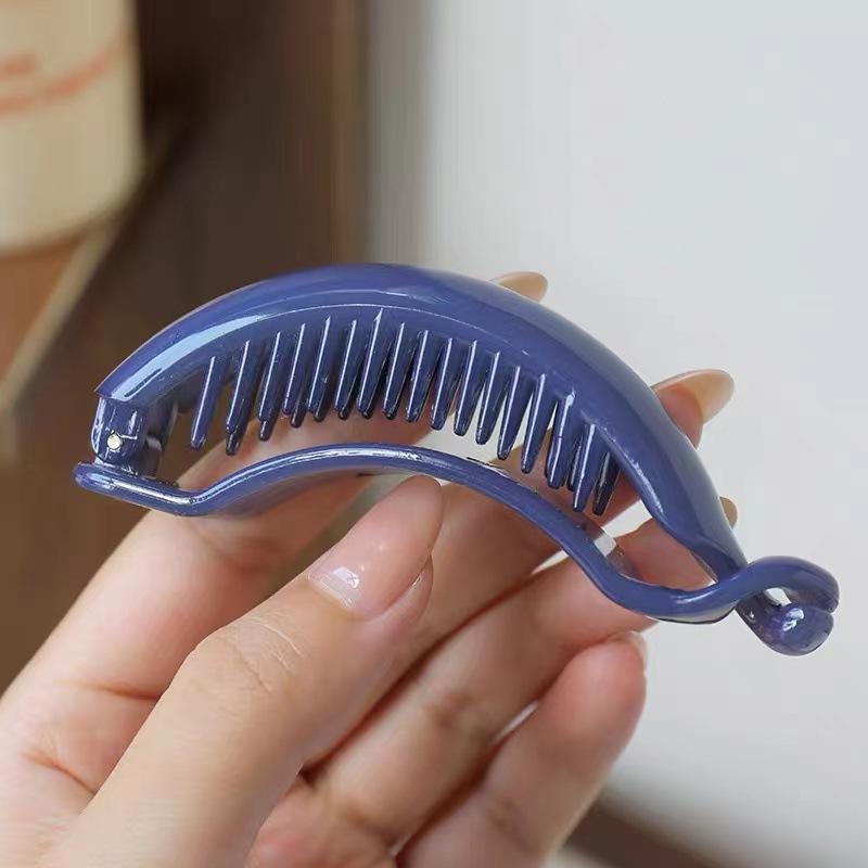 Ацетатная заколка-банан, заколка-твист, корейская новая заколка для хвостика, простая большая нескользящая заколка для волос, головной убор, аксессуары для волос для девочек и женщин