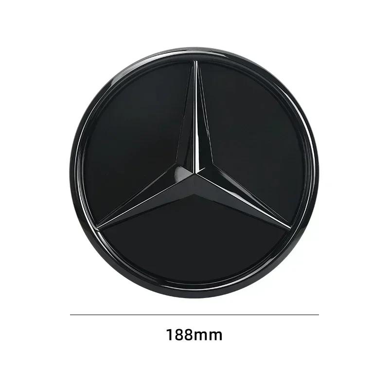 3D 188mm Front Grille Star Logo Emblem Badge For Mercedes-Benz C Class 2014-2018 GLC Car Emblems UWXYZ1