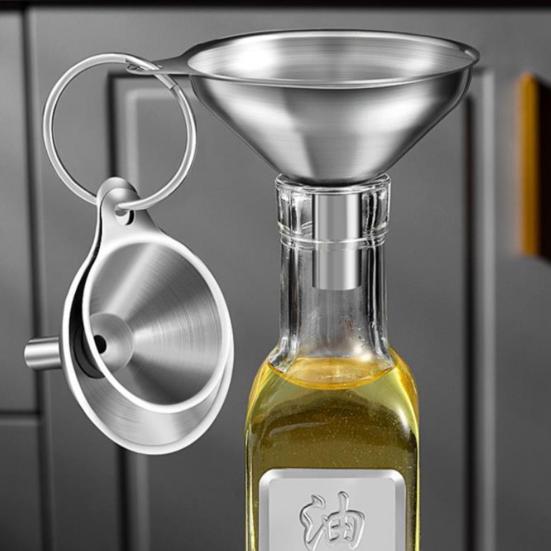 Набор кухонных воронок Пищевая воронка для пересыпания порошка для наполнения бутылок Готовка