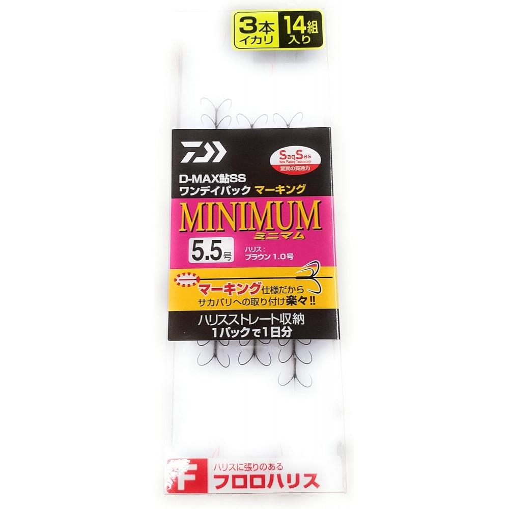 Daiwa Daiwa D Max Ayu Ss Однодневный набор Маркировочный Флюорохарис 3 кальмара 4 кальмара Различные минимумы 5.5 3 кальмара
