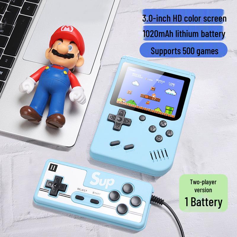 Новая портативная игровая консоль SUP Retro: Ностальгическое классическое игровое устройство для детей, портативное и выполненное в старомодном русском дизайне.