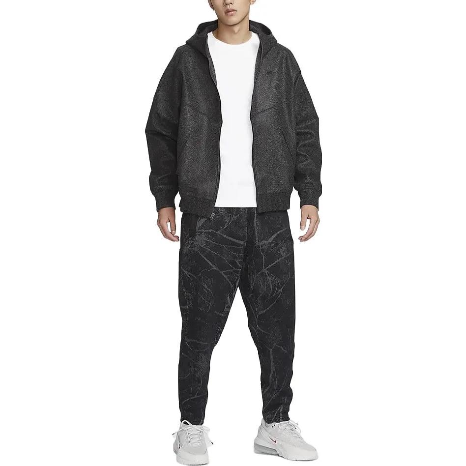 Nike Jackets Men's Black Hooded Moderate Other (Unisex) Jackets FB7414 060