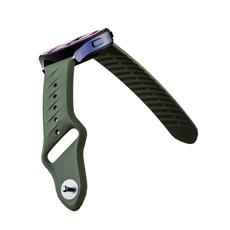 Lightweight Flexible Watch Band FKM Rubber Material Soft Touch Feeling Comfortable Wear All Day Long for Samsung Galaxy Watch