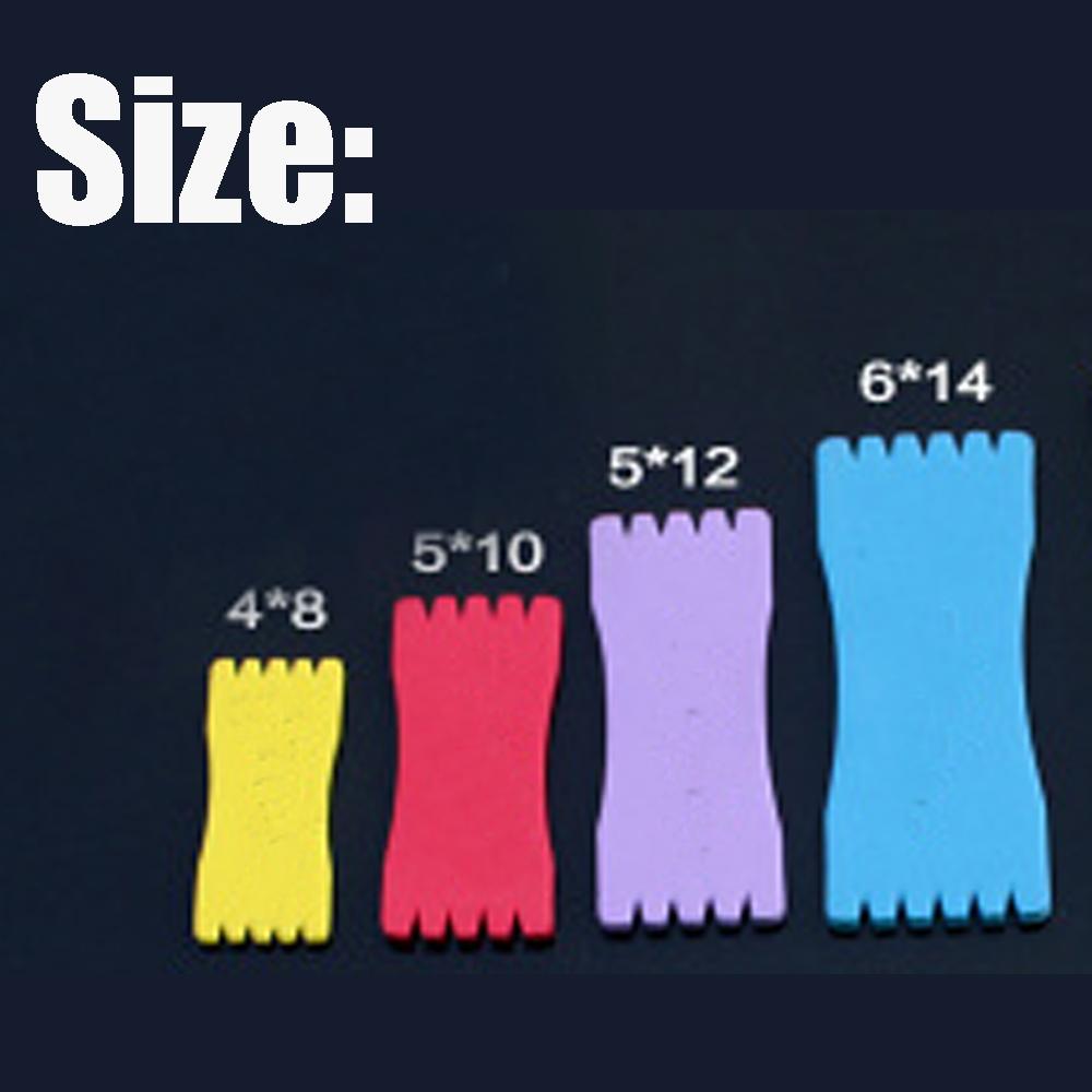 Переносной вертлюжок для лески 8 см/10 см/12 см/14 см, пластина для намотки лески на карпа, пена EVA, доска для намотки лески