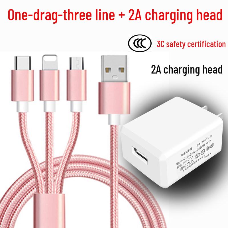 Universal 3-in-1 Charger for Huawei, OPPO, Xiaomi & Vivo Android Phones