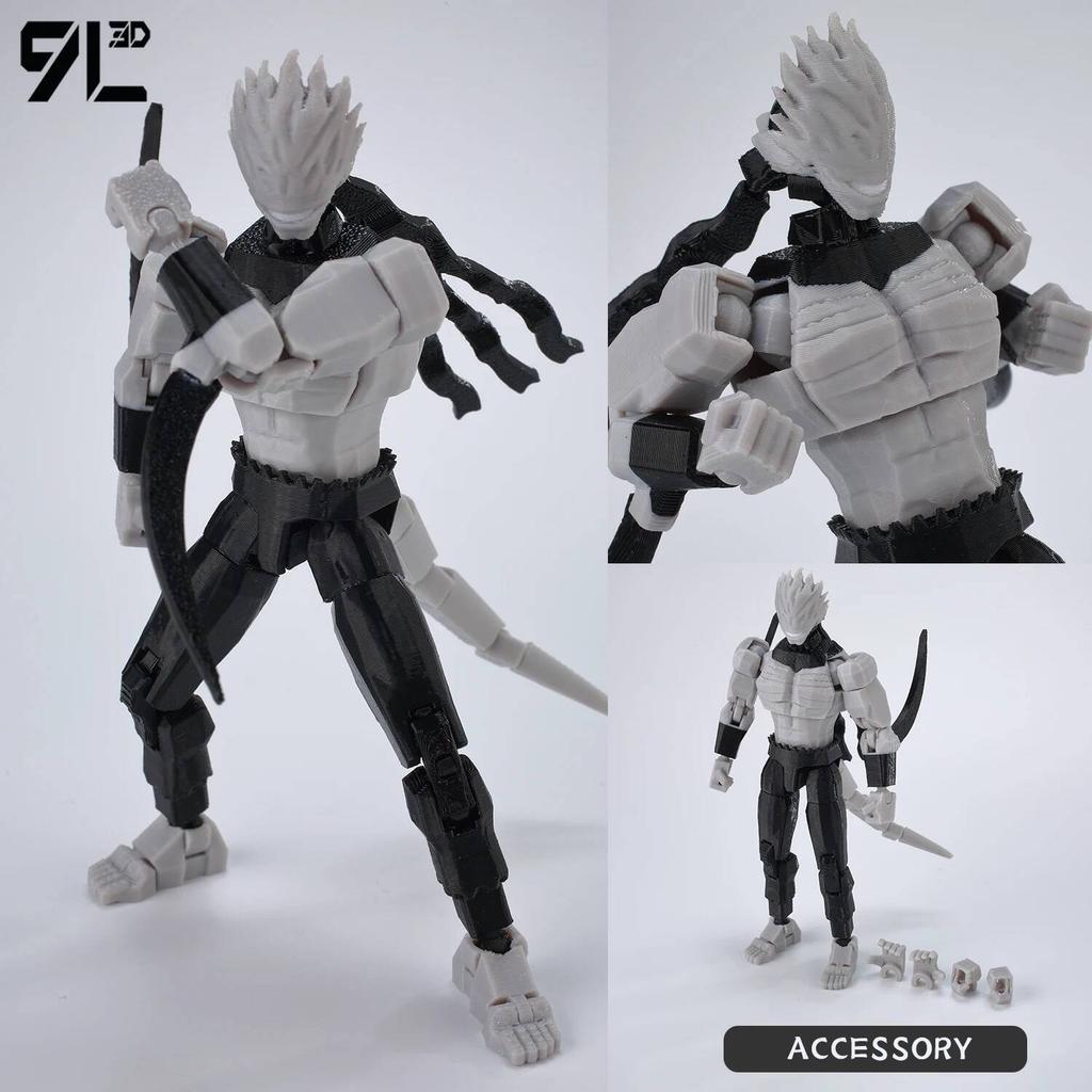 9L3D Многосуставная шарнирная фигурка Dummy13 Jujutsu Kaisen Кенаку Мозговая сущность Сатору Годжо Lucky13 Настольная фигурка-модель