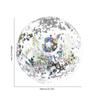 1/2/5pcs PVC Inflatable Glitter Beach Ball Transparent Confetti Sequin Swimming Pool Balls Christmas Interactive Playing Balls