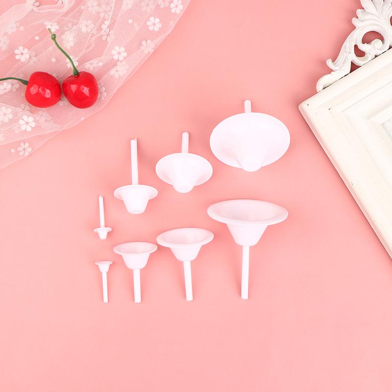8Pcs Lily Flower Mold Cupcake Stand Icing Cream Cake Flower Needle Nail Baking Tools Cake Decorating Tool Flower Nail Receptacle