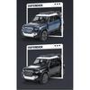 1/24 Внедорожник Range Rover Defender Литая металлическая модель автомобиля Симуляция Металлическая игрушка Внедорожники Модель автомобиля Звук и свет Детский подарок