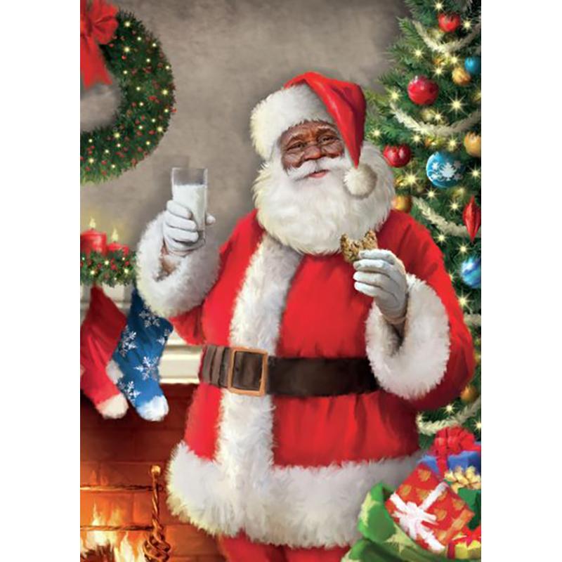 DIY 5D алмазная живопись полная круглая дрель горный хрусталь вышивка крестом Алмазная мозаика Рождество Санта-Клаус вышивка домашний декор