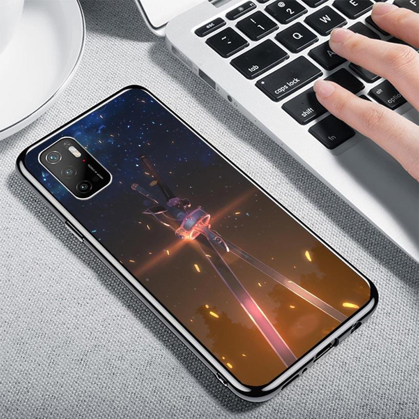 Sword Art Online Anime Case Phone Cover for Xiaomi Redmi Note 10 9 9S 8 8T 7 5 Pro Mi 12T 11T 10T 9T 12 11 Lite A3 A2 Trend Fund