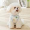 Spring and Summer Dog Breathable Summer Cute Full of Small Flower Mesh Traction Vest Small Dog Cat Pet Clothes