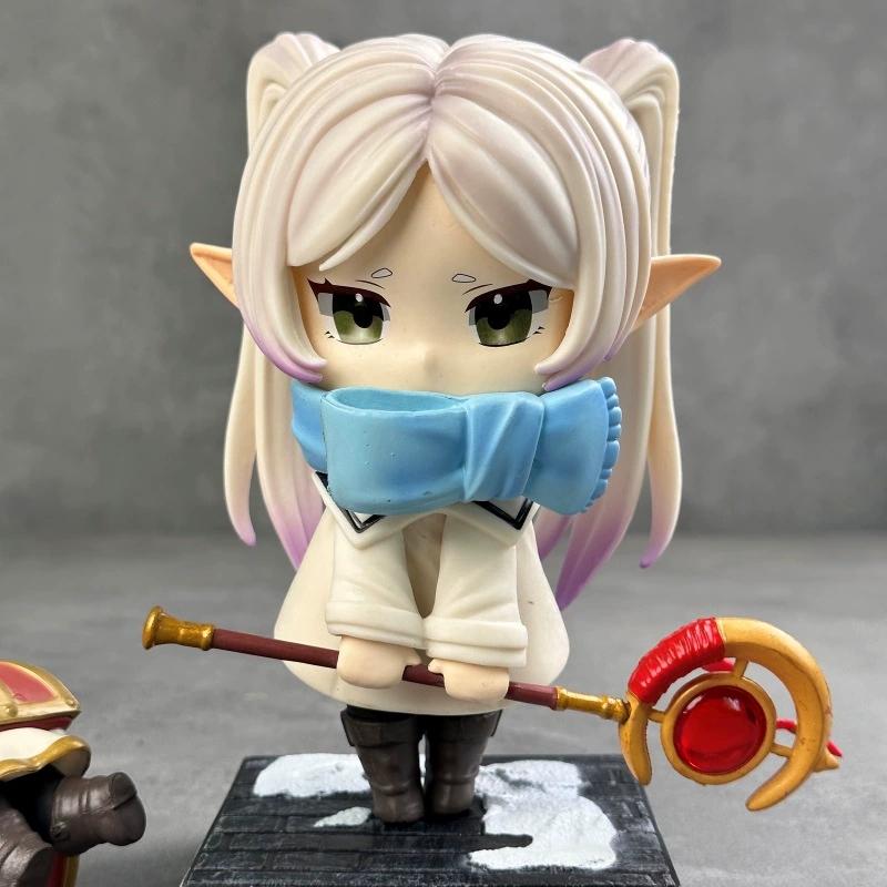 Q-Style Anime Frieren: Beyond Journey'S End Animation Peripheral Model Figure Funeral Lillian Kawaii Desk Decor Toy Gifts