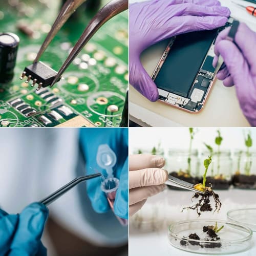 Tangoowal Rivaa Precision Cooking Tongs, 3-Piece Stainless Steel Tweezers for Cooking, Medical, and Beauty (6.3 inches)