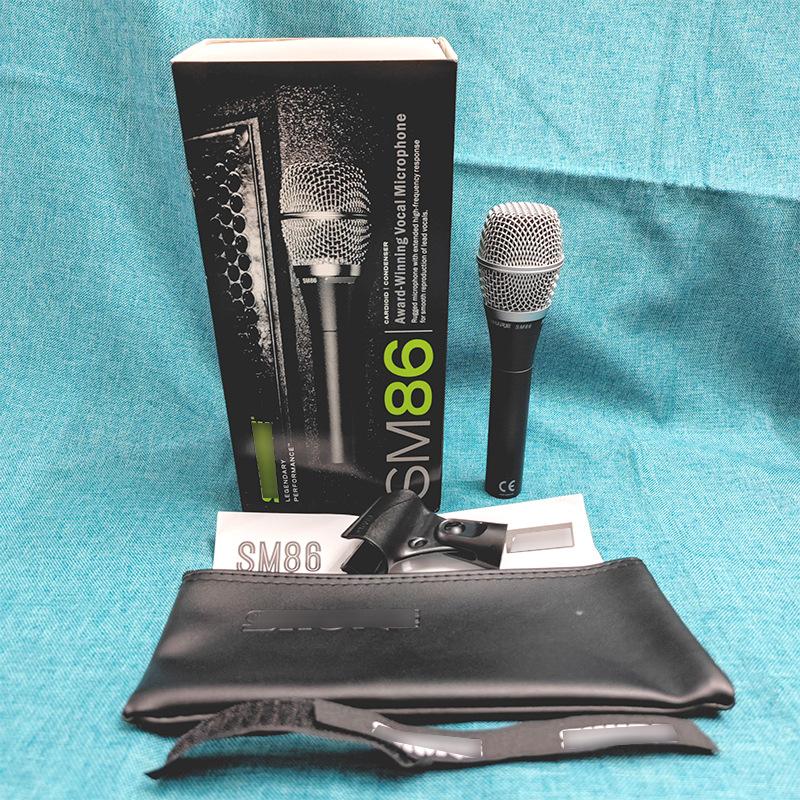 Wired Dynamic Microphone SM86 Outdoor Stage Performance Singing Wedding Handheld Microphone