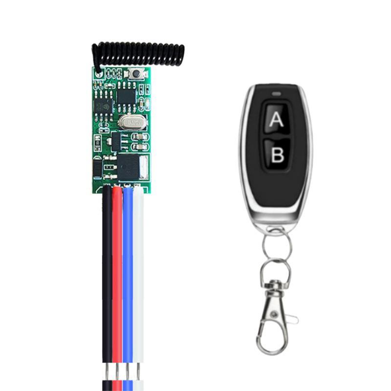 DC 5V/12V/24V Mini Wireless Remote Control Switch for Motor, LED, Fan
