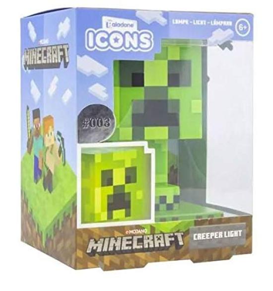 Minecraft Creeper Lamp Light Paladone ICONS Minecraft Creeper Night Light Lamp - [Предмет]