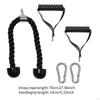 Tricep Rope Pull Down Cable Attachment Nylon Nonslip Handle Accessories
