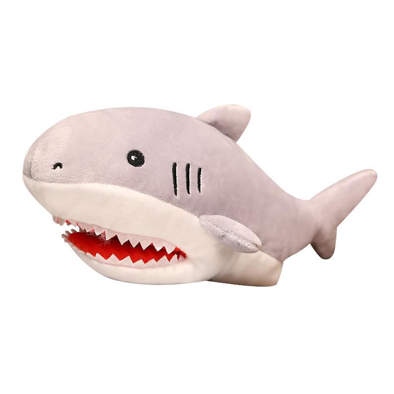 Ocean Shark Hand Puppet Toy Clown Fish Glove Doll Can Open Mouth Baby Early Education Parent-child Interaction Table