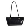 Large Capacity Patent Leather Shoulder Bag Smooth Commuting Tote Bag  Daily