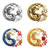 Year Of The Dragon Domineering Chinese Dragon Retro Brooch Men'S And Women'S Trendy Pin Temperament Elegant Brooch Suit Jacket Accessories