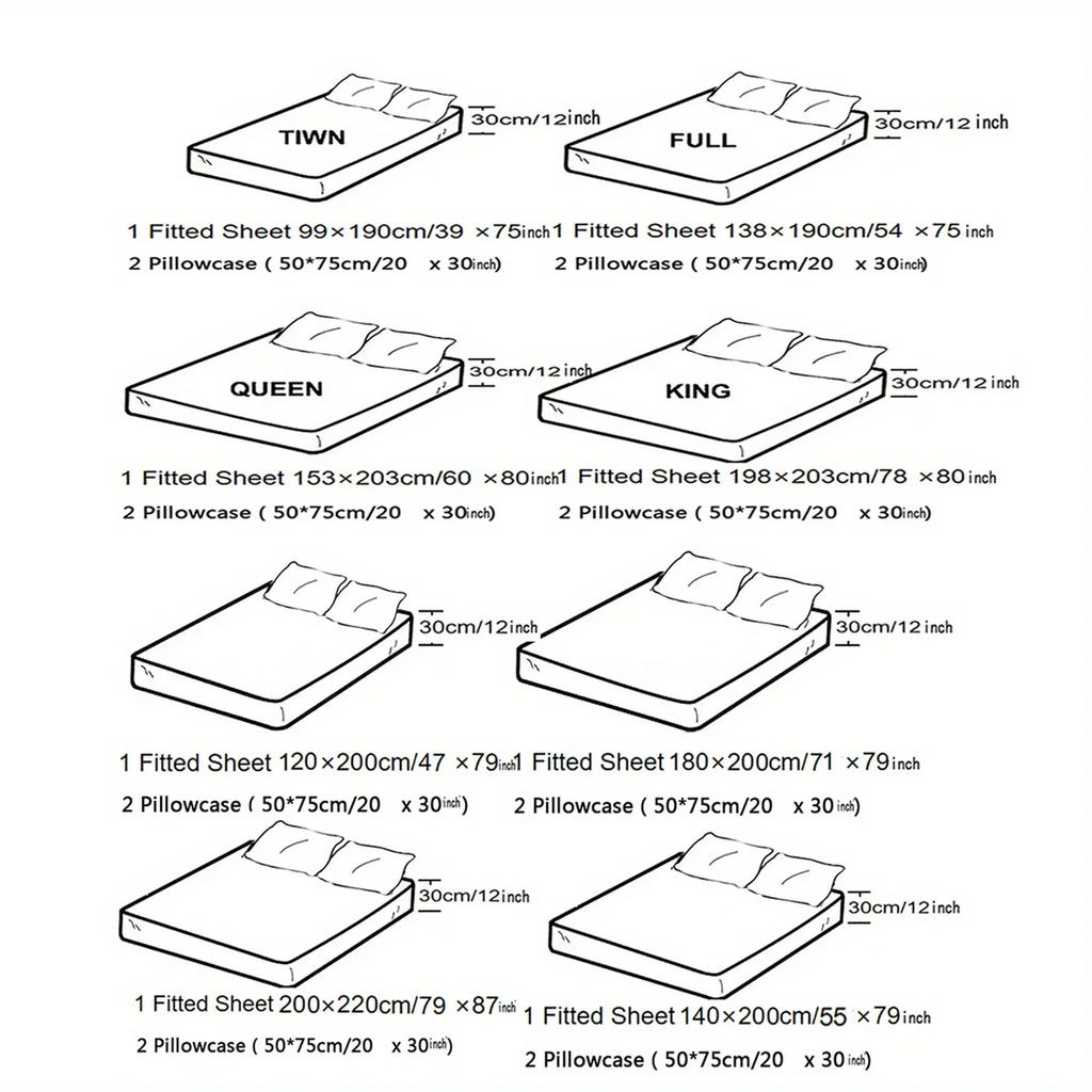 1PC Tree of Life Bed Sheet Soft Digital Print Fitted Sheet Without Pillowcase Halloween Decor Gift For Birthday Bed Linen