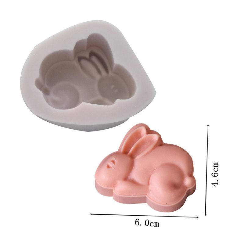 Fu Bag Rabbit Crab Design Силиконовая форма Помадка для украшения торта Сахарная резинка Инструмент для пасты 3D Шоколадная форма