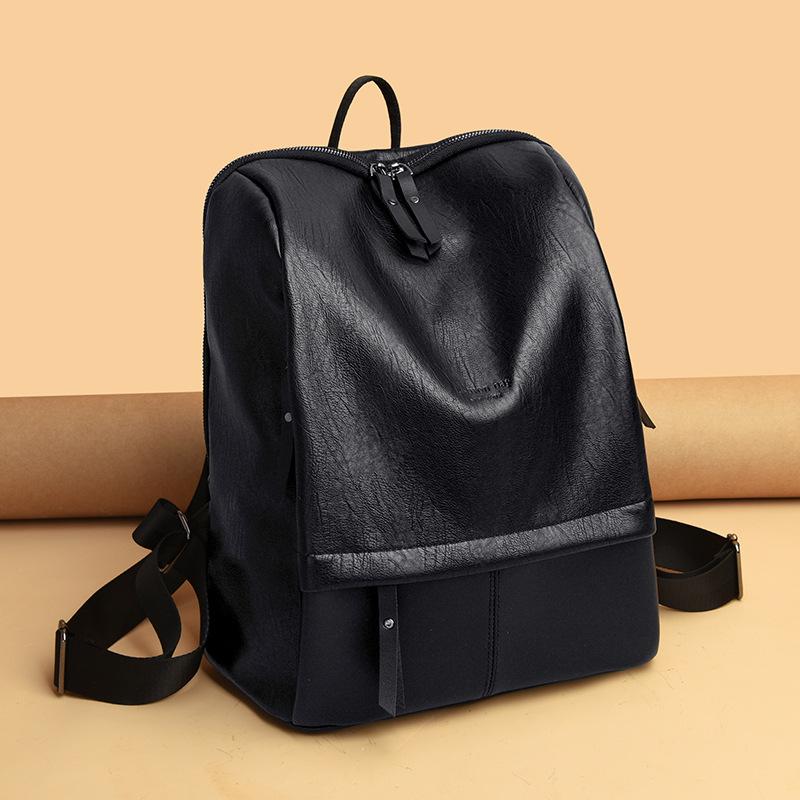 Женская сумка мода мягкая кожа большой емкости рюкзак уличный повседневный рюкзак