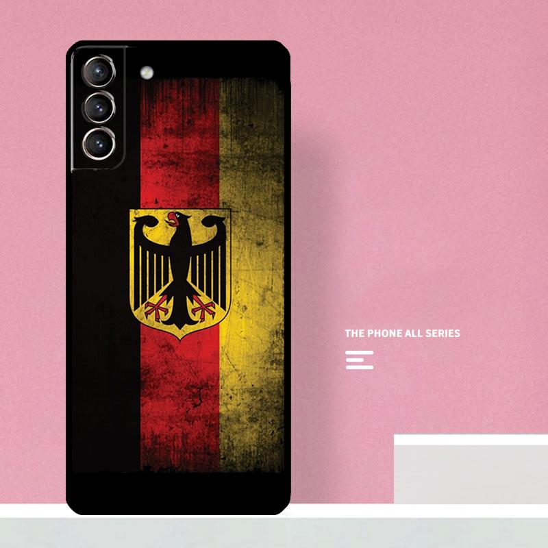 Чехол для телефона с эмблемой флага Германии для Samsung Galaxy S25 Ultra S20 S21 S22 S23 S24 Plus S9 S10 S24 FE Защитная крышка Coque