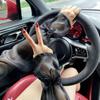 Рукава без пальцев с бантом из ледяного шелка, дышащие, летние, утеплители для рук, модные, длинные рукава для велоспорта