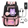 New Backpack Casual Men's and Women's Korean Version Student Schoolbag Trendy Computer Backpack USB Charging Korean Version
