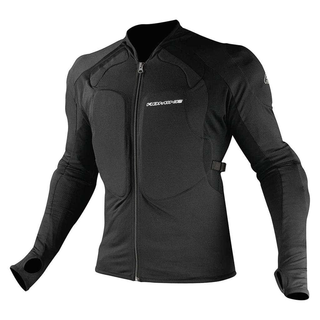 Мотоциклетная защитная куртка Komine Armored Top Inner Wear черного цвета 2XL 454 Protector CE Standard SK-625