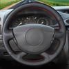 Черный чехол на руль автомобиля из искусственной кожи для Renault Laguna 2 Vel Satis Espace Trafic 2 2001-2014 Nissan Primastar 2009-2015